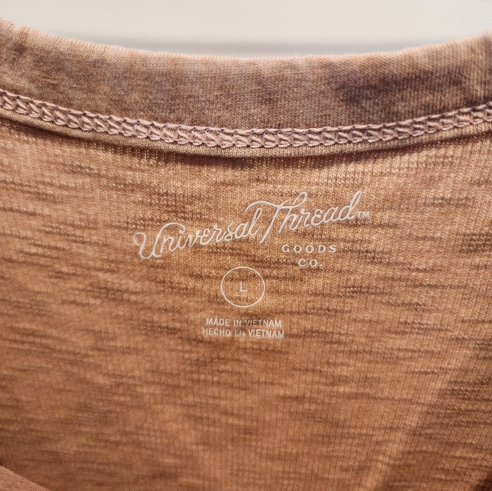 NEW TARGET Universal Thread Copper Ribbed Tank Top‎ Size L - Picture 6 of 6